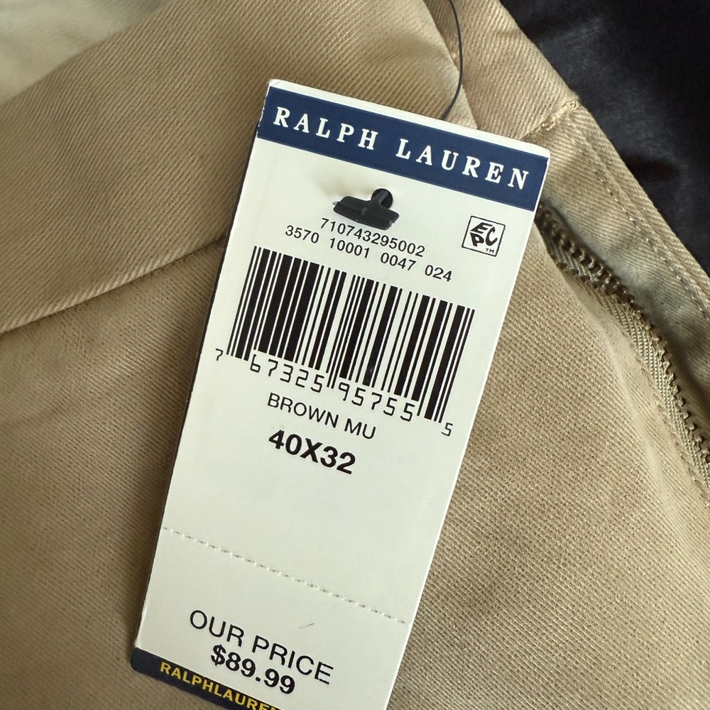 Ralph Lauren Men's Tan Chinos
